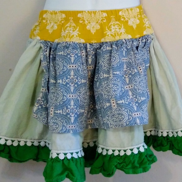 Persnickety Size 6 Garden Party Apron Skirt - Picture 3 of 3